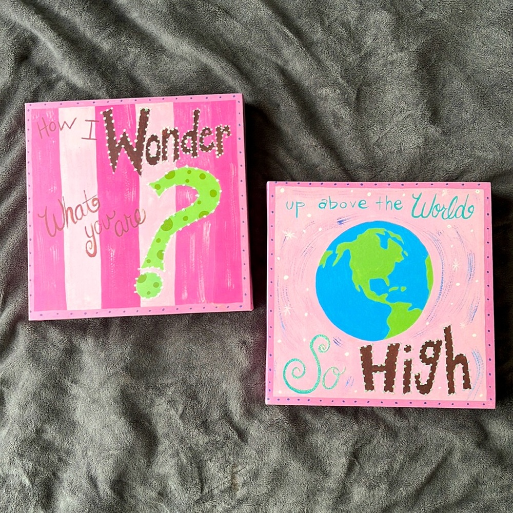 Canvas wall art related to Twinkle Twinkle Little Star